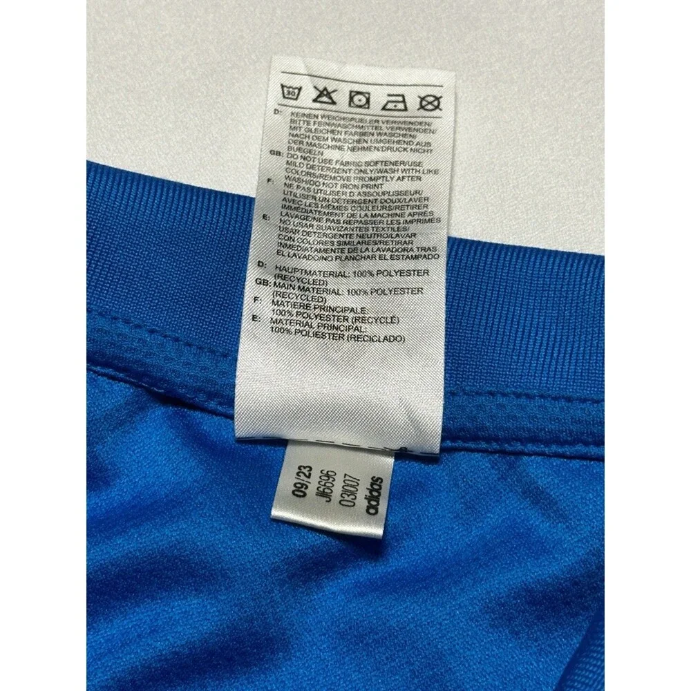 India Cricket Team Dream11 Adidas Jersey Shirt Blue Mens Size Medium